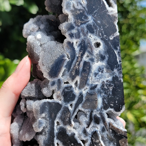 NEW ≈9" DRUZY SPHELARITE TOWER - Picture 9 of 14